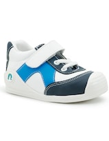 Tenis Ninos 31415-1 Puntera Blanco Marino Para Niño