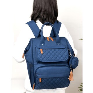 Foto 3 | Foto 3 | Mochila Pañalera Ecobaby Original Azul con Cambiador Más Monedero