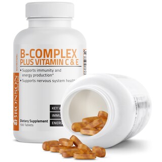 Foto 4 | Foto 4 | Complemento Alimenticio Bronson Vitamins Complejo B Con C y E 100 Comprimidos