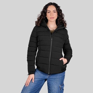 Foto 3 | Foto 3 | Chamarra Larga Greenlander Capitonada Negra Para Mujer