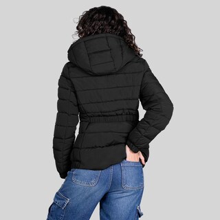 Foto 7 | Foto 7 | Chamarra Larga Greenlander Capitonada Negra Para Mujer