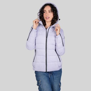Foto 6 | Foto 6 | Chamarra Larga Greenlander Capitonada Lila Para Mujer