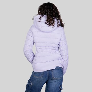 Foto 7 | Foto 7 | Chamarra Larga Greenlander Capitonada Lila Para Mujer