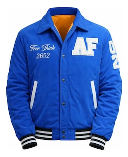 Foto 1 | Foto 1 | Chamarra American Fly 2652 Varsity Azul Caballero