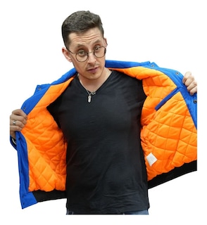 Foto 3 | Foto 3 | Chamarra American Fly 2652 Varsity Azul Caballero