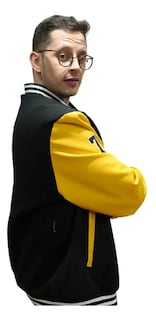 Foto 4 | Foto 4 | Chamarra Varsity Caballero Pitts American Fly Negro Amarillo