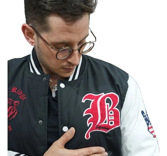 Foto 4 | Foto 4 | Chamarra Varsity American Fly 2652 Caballero Negro