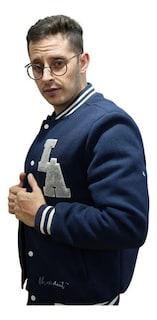 Foto 3 | Foto 3 | Chamarra Varsity American Fly 2652 Caballero La Azul Marino