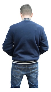 Foto 4 | Foto 4 | Chamarra Varsity American Fly 2652 Caballero La Azul Marino