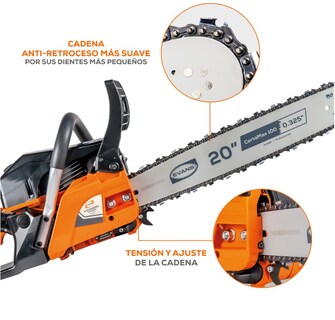 Foto 4 | Foto 4 | Motosierra a Gasolina Evans Naranja Basicaplus 54cm3 3.4hp Corte 20"