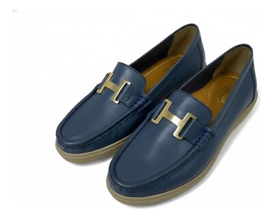 Foto 4 | Foto 4 | Mocasines de Piel Relax 605 Azul Marino para Mujer