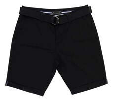 Bermuda Short Stretch American Fly 2652 Cinturón Negro