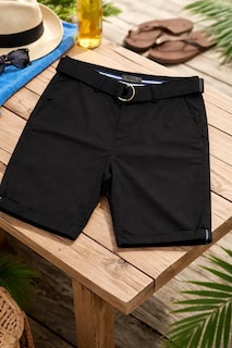 Foto 4 | Foto 4 | Bermuda Short Stretch American Fly 2652 Cinturón Negro