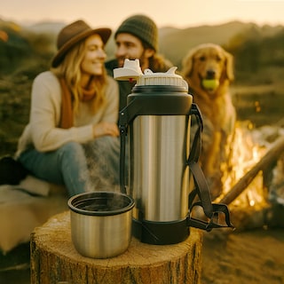 Foto 3 | Foto 3 | Termo Onda Shop de Acero Inoxidable para Café o Agua Fría