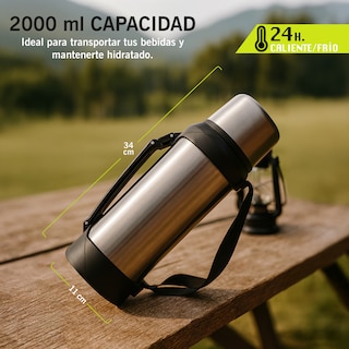 Foto 6 | Foto 7 | Termo Onda Shop de Acero Inoxidable para Café o Agua Fría