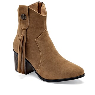 Foto 1 | Foto 1 | Moramora Botín Tacón Camel Para Mujer