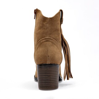 Foto 5 | Foto 5 | Moramora Botín Tacón Camel Para Mujer