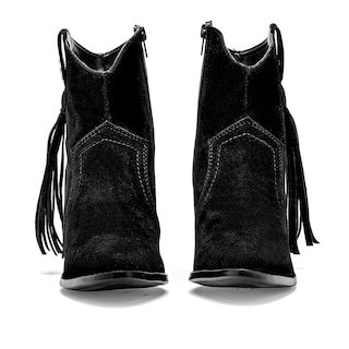 Foto 3 | Foto 3 | Moramora Botín Tacón Negro Para Mujer