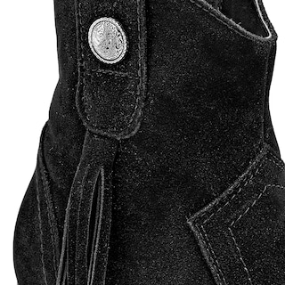 Foto 7 | Foto 7 | Moramora Botín Tacón Negro Para Mujer