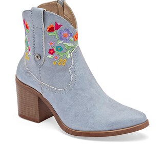 Foto 1 | Foto 1 | Mora Tierra Botín Tacón Azul Multicolor Para Mujer