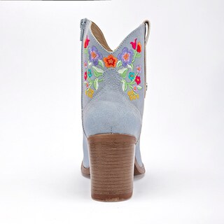 Foto 5 | Foto 5 | Mora Tierra Botín Tacón Azul Multicolor Para Mujer