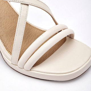 Foto 7 | Foto 7 | Lady Paulina Zapatilla Abierta Latte Para Mujer