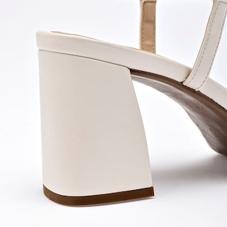 Foto 8 | Foto 8 | Lady Paulina Zapatilla Abierta Latte Para Mujer