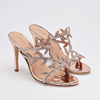 Foto 2 | Foto 2 | Crivelli Zapatilla Abierta Oro Rosa Para Mujer