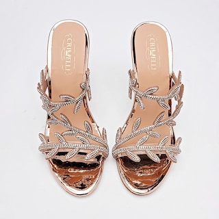 Foto 3 | Foto 3 | Crivelli Zapatilla Abierta Oro Rosa Para Mujer