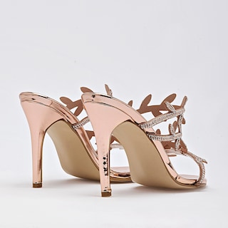 Foto 5 | Foto 5 | Crivelli Zapatilla Abierta Oro Rosa Para Mujer