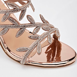 Foto 8 | Foto 8 | Crivelli Zapatilla Abierta Oro Rosa Para Mujer