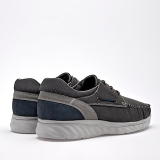 Foto 5 | Foto 5 | Negro Total Zapato Casual Gris Para Hombre