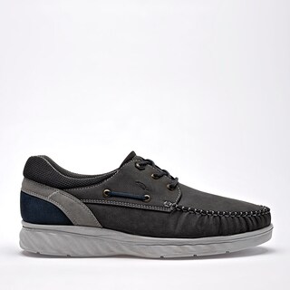 Foto 7 | Foto 7 | Negro Total Zapato Casual Gris Para Hombre