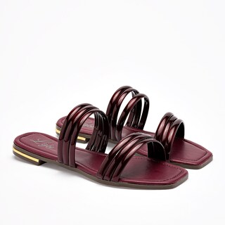 Foto 2 | Foto 2 | Moramora Sandalia Piso Vino Charol Para Mujer