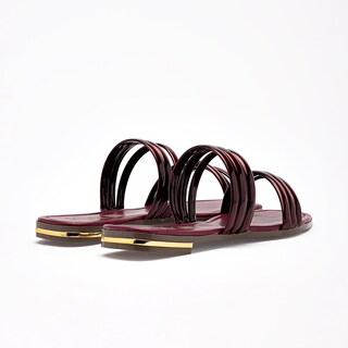 Foto 4 | Foto 4 | Moramora Sandalia Piso Vino Charol Para Mujer