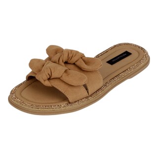 Foto 1 | Foto 1 | Sandalias De Piso Rbcollection Café Para Mujer