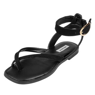 Foto 1 | Foto 1 | Sandalias De Piso Rbbasics Negro Para Mujer