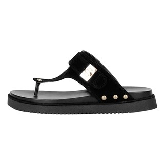 Foto 2 | Foto 2 | Sandalias De Piso Rbcollection Negro Para Mujer
