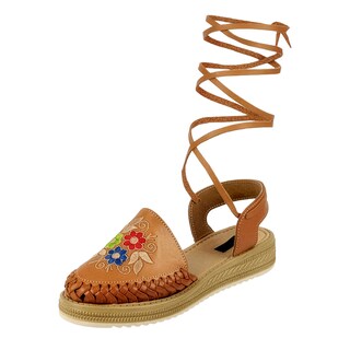 Foto 1 | Foto 1 | Sandalias De Piso Rbcollection Café Para Mujer