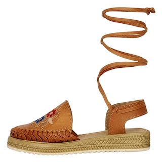 Foto 2 | Foto 2 | Sandalias De Piso Rbcollection Café Para Mujer