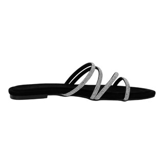 Foto 3 | Foto 3 | Sandalias De Piso Rbcollection Negro Para Mujer