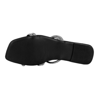 Foto 4 | Foto 4 | Sandalias De Piso Rbcollection Negro Para Mujer