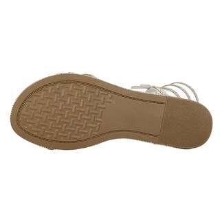 Foto 3 | Foto 3 | Sandalias De Piso Rbcollection Plateado Para Mujer