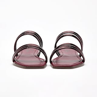 Foto 3 | Foto 3 | Moramora Sandalia Piso Vino Charol Para Mujer