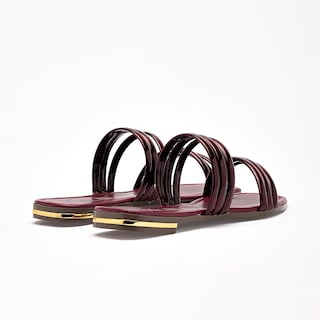 Foto 4 | Foto 4 | Moramora Sandalia Piso Vino Charol Para Mujer