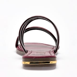 Foto 5 | Foto 5 | Moramora Sandalia Piso Vino Charol Para Mujer