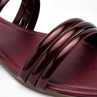 Foto 8 | Foto 8 | Moramora Sandalia Piso Vino Charol Para Mujer