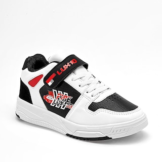 Foto 1 | Foto 1 | Lux-10 Tenis Blanco Negro Rojo Para Niño