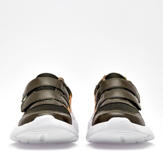 Foto 4 | Foto 4 | Moramora Tenis Olivo Amarillo Blanco Para Preescolar Niño