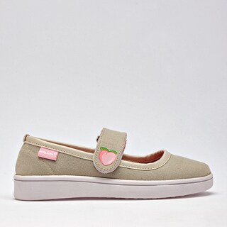 Foto 7 | Foto 7 | Moramora Tenis Flat Beige Para Niña